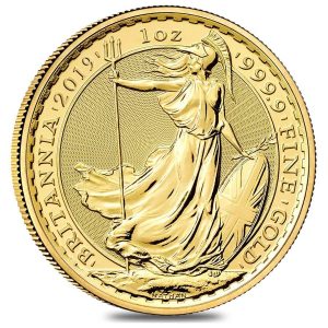 1 Ounce Gold Britannia 999 coin